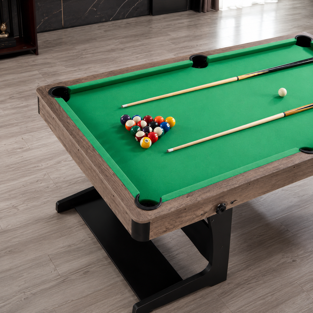 6" 3-in-1 Sterling Fold Billiards Table Felt & Flipper