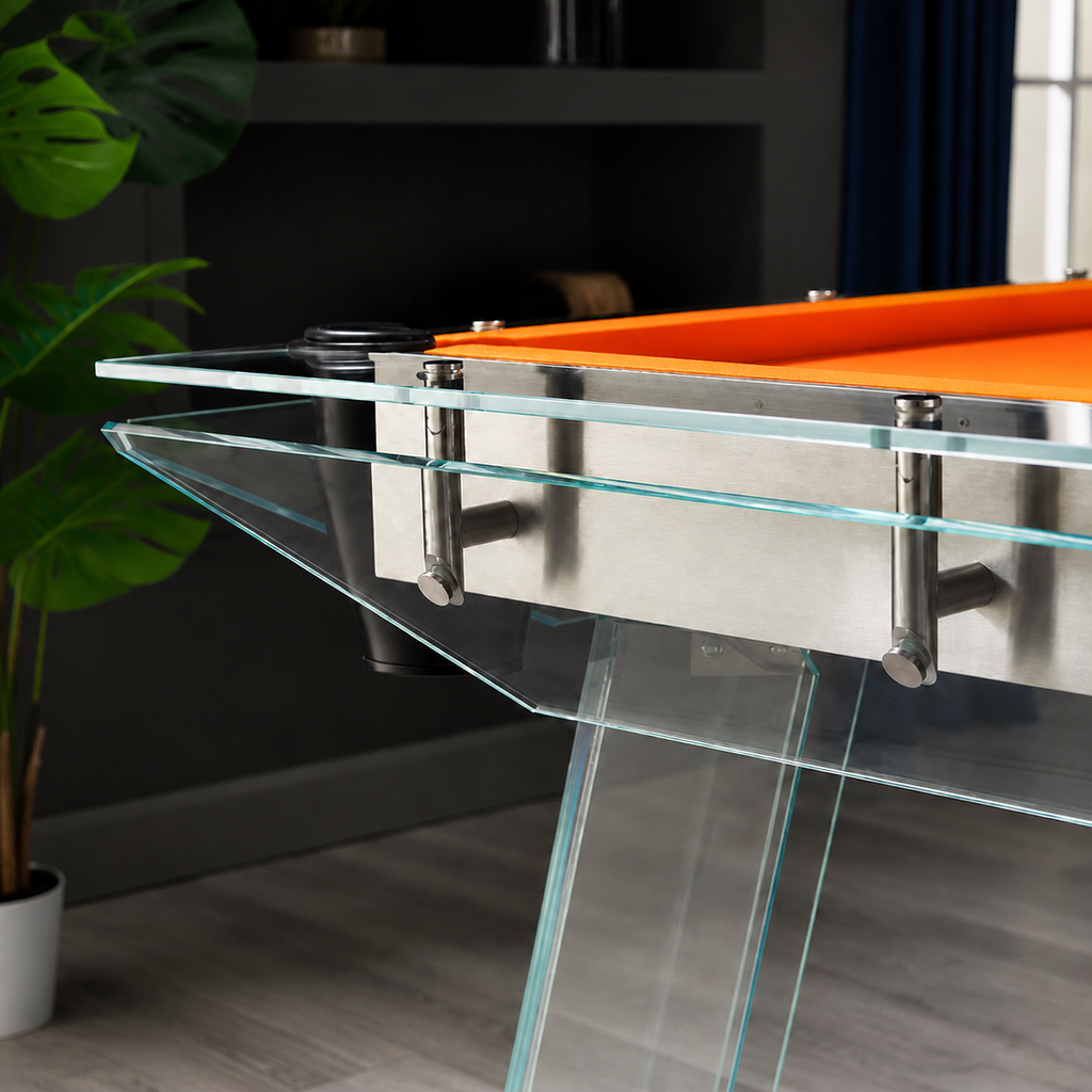 Cristal - Glass Pool Table Felt & Flipper