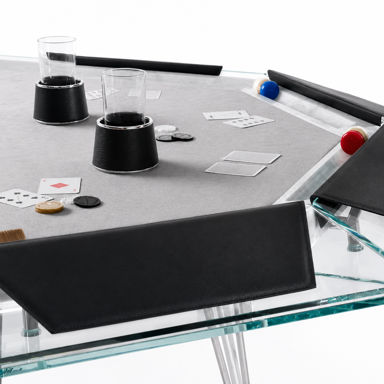 Royal Octagon Poker Table Felt & Flipper