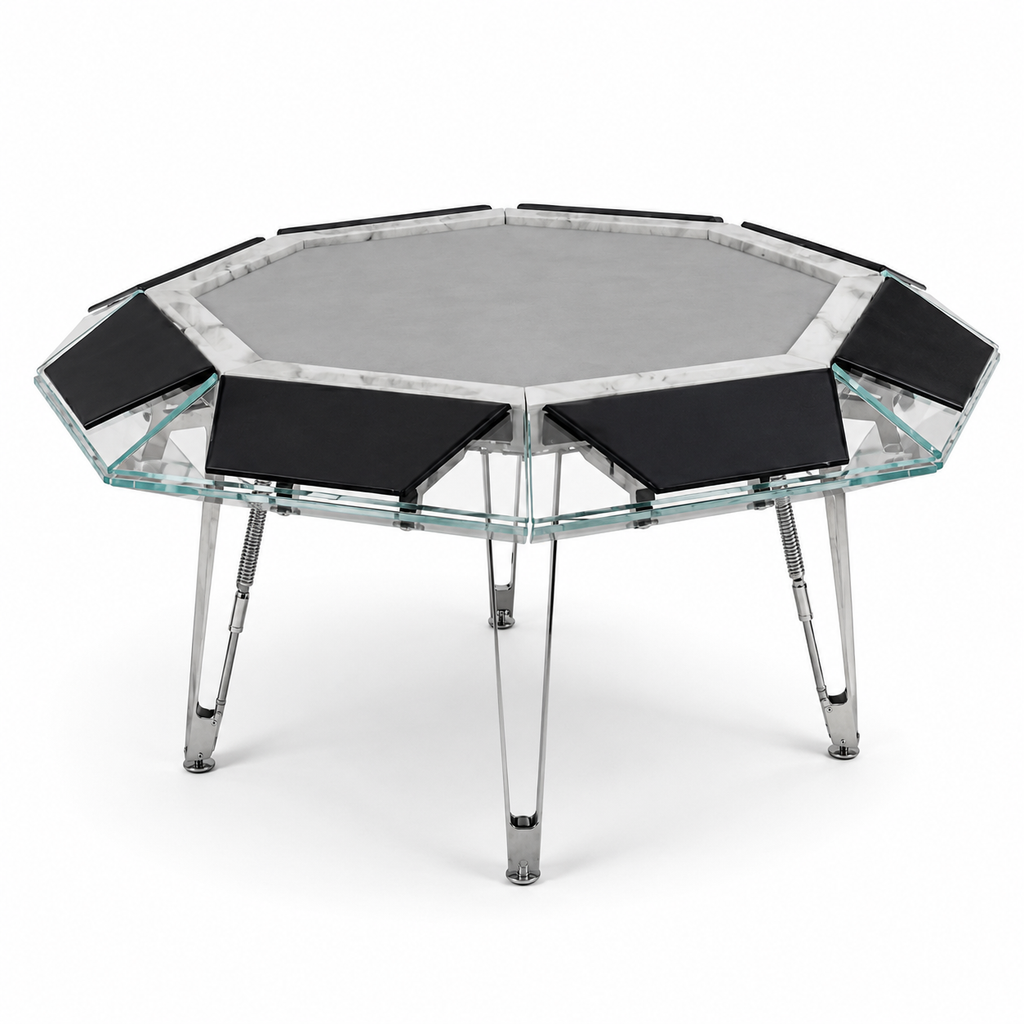 Royal Octagon Poker Table Felt & Flipper