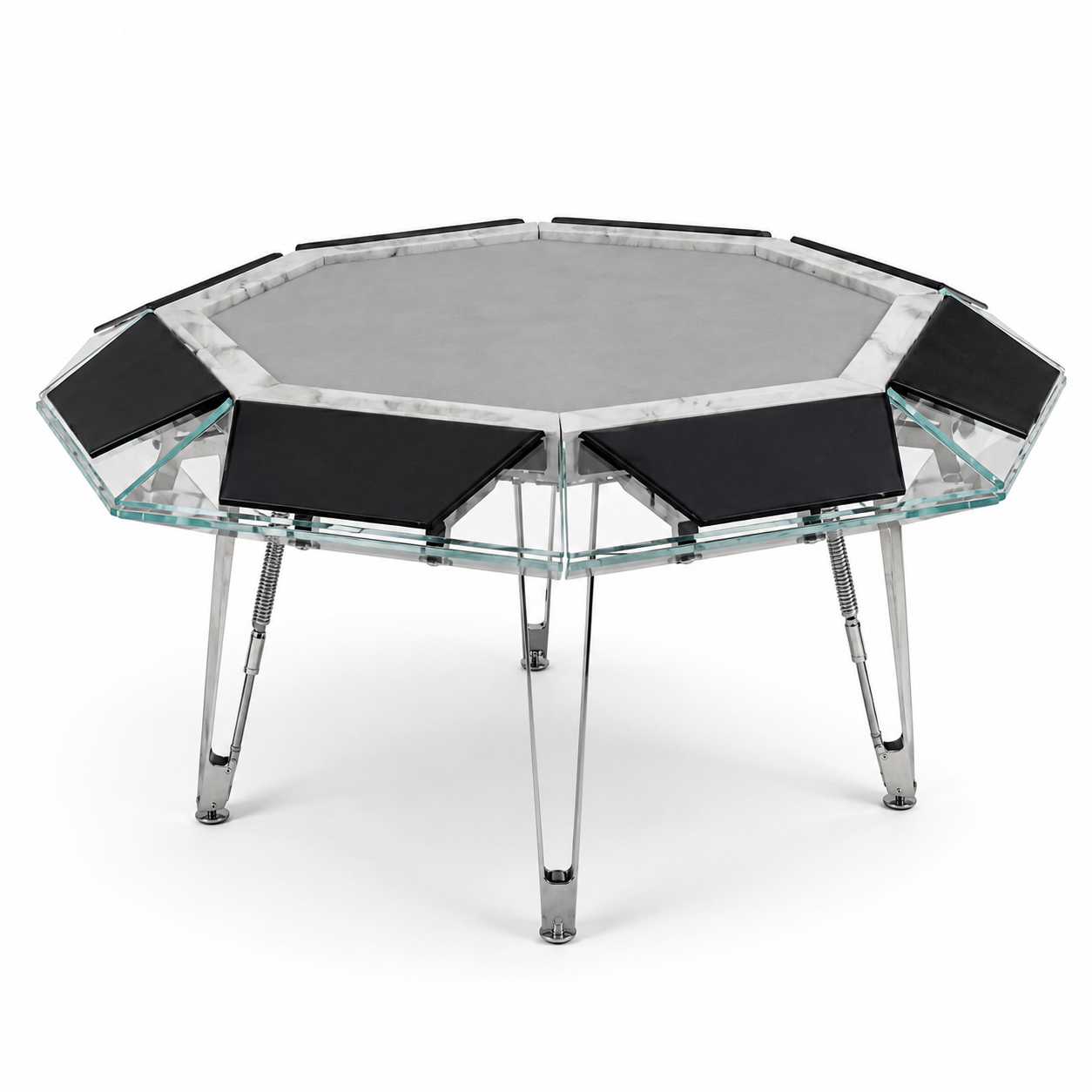 Royal Octagon Poker Table Felt & Flipper