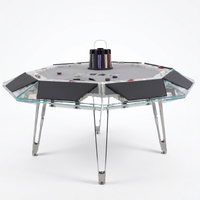 Royal Octagon Poker Table Felt & Flipper