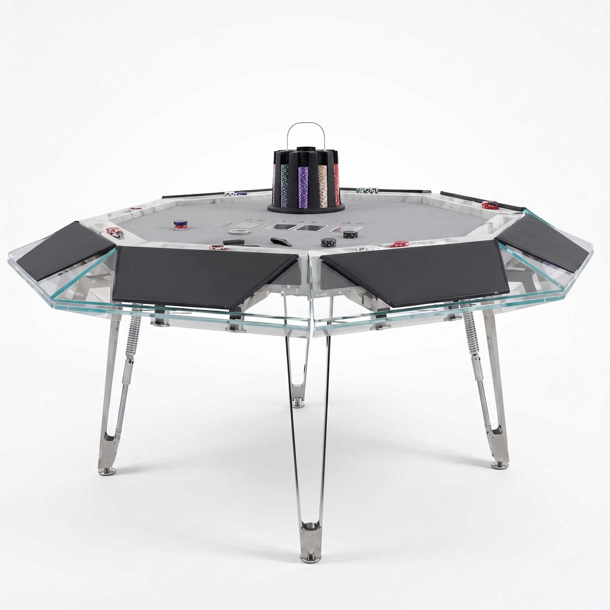 Royal Octagon Poker Table Felt & Flipper