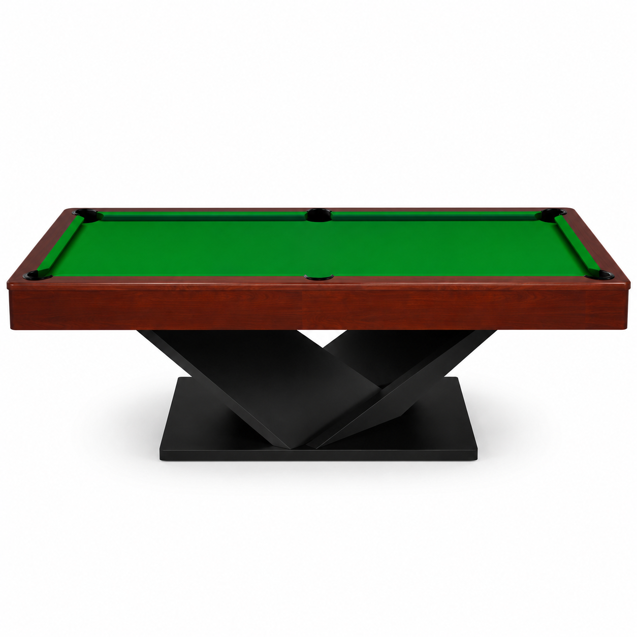 Vertex - Wood Pool Table Felt & Flipper