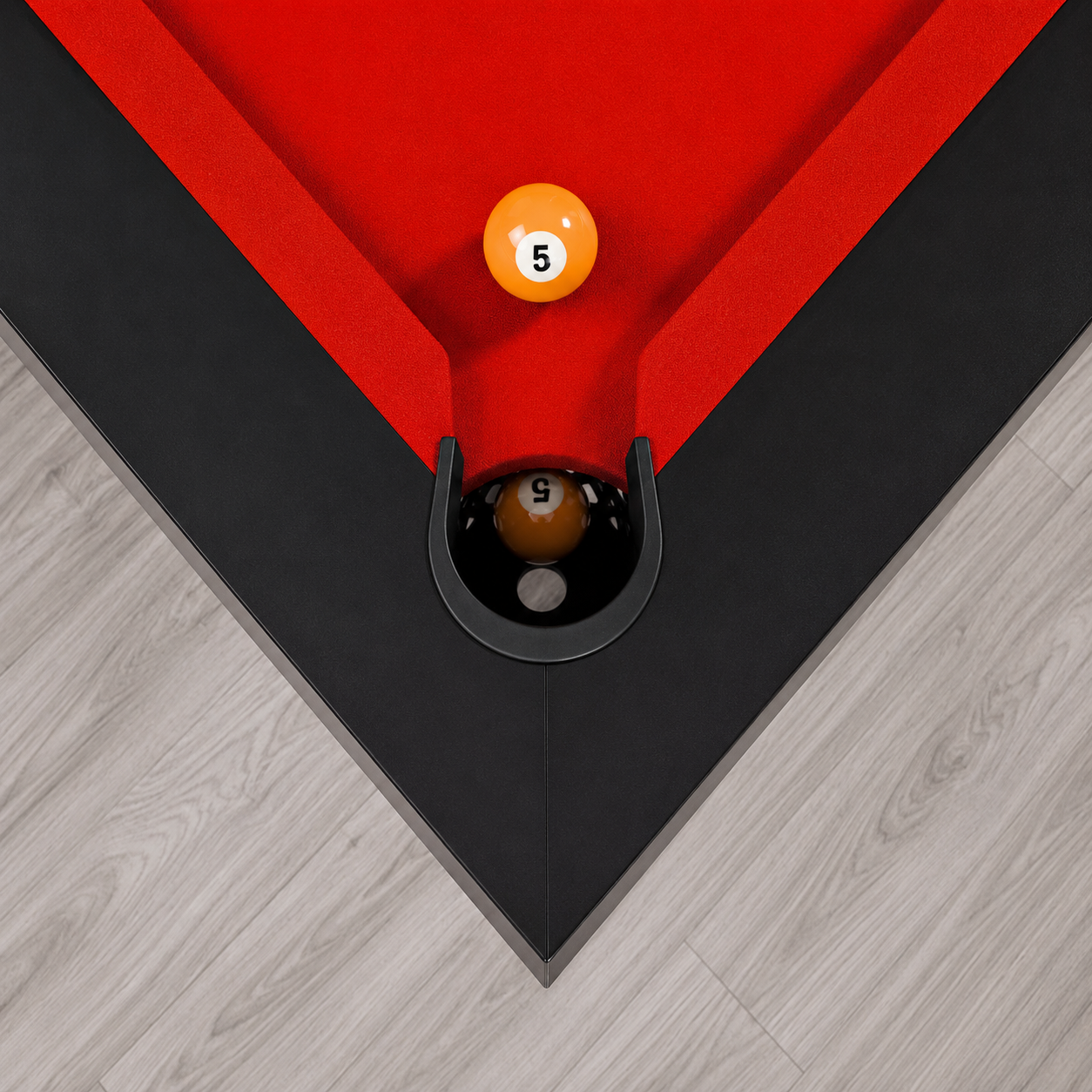 Xara - Cross Pool Table Felt & Flipper